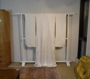 White Silk Kimono