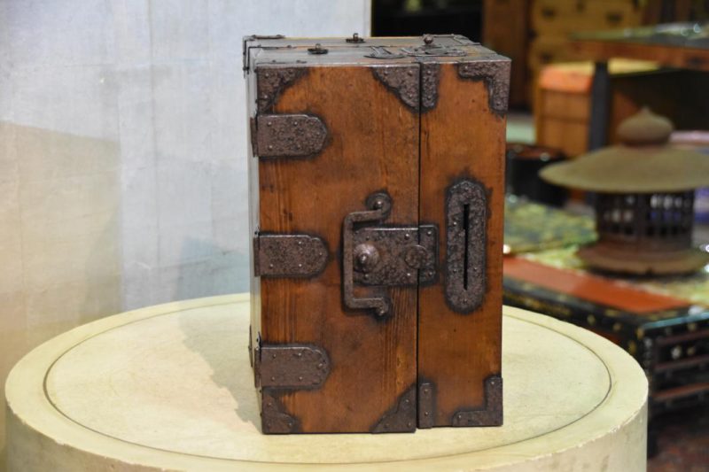 Japanese Suzuri Zeni Bako (Money Collection and Writing Chest) - Image 5