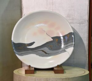 Neriage Pottery Plate