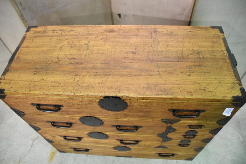 Antique Japanese Clothing Chest - Image 6
