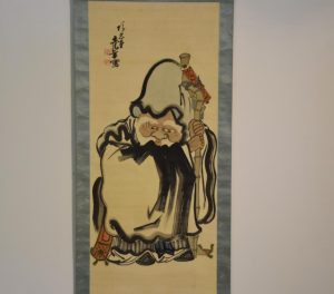 Jurojin Japanese God Painting