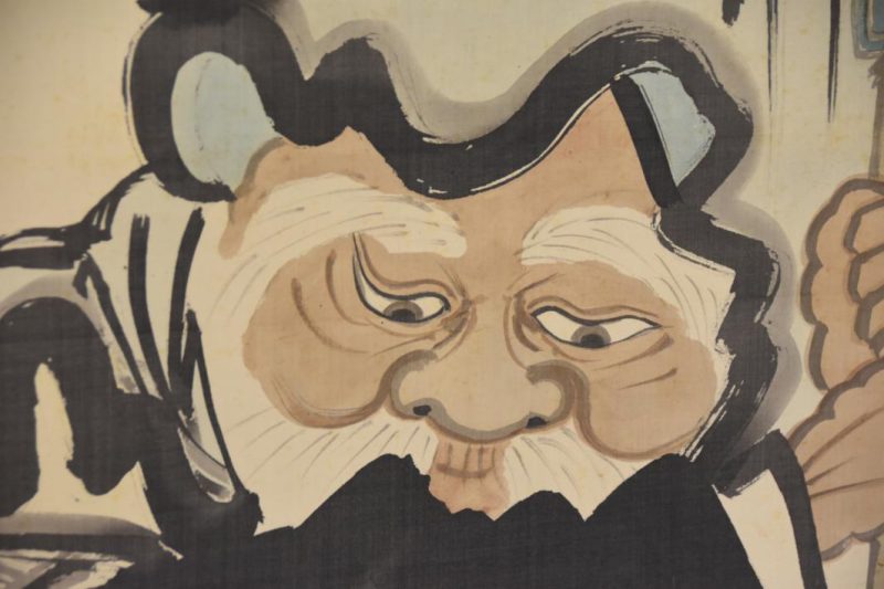 Jurojin Japanese God Painting - Image 6