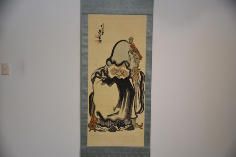 Jurojin Japanese God Painting - Image 4