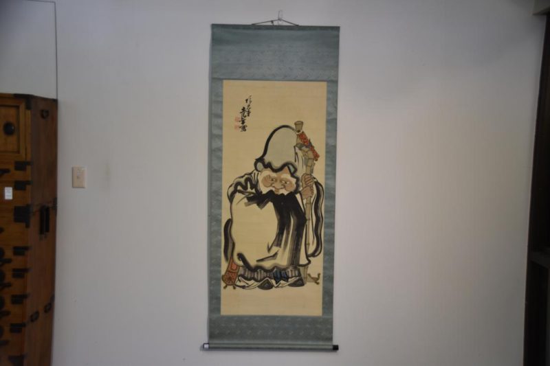 Jurojin Japanese God Painting - Image 3