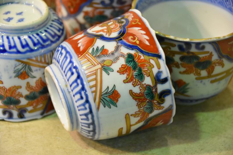 6 x Antique Japanese Imari Cups - Image 10