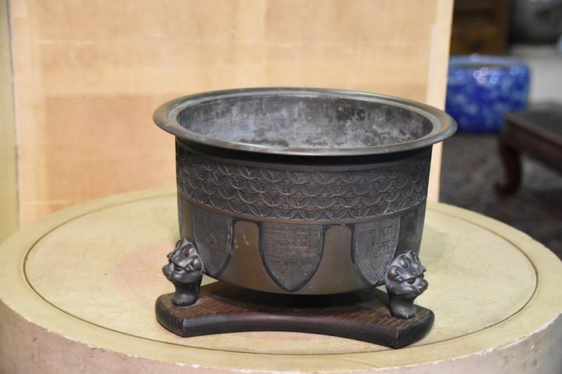 Japanese Bronze Brazier - Image 7
