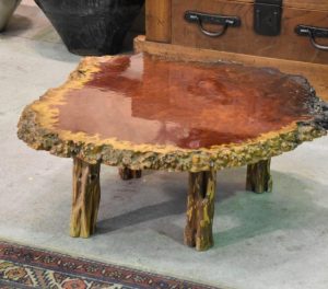 Burl Wood Table