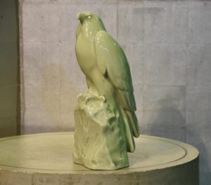 Japanese Hirado Celadon Hawk