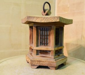 Antique Japanese Timber Lantern