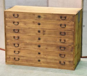 Japanese Vintage Drawered Chest