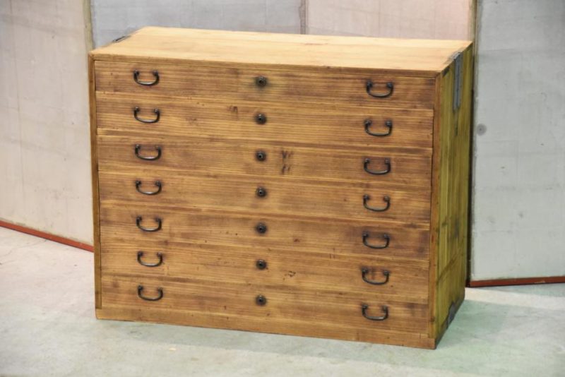 Japanese Vintage Drawered Chest