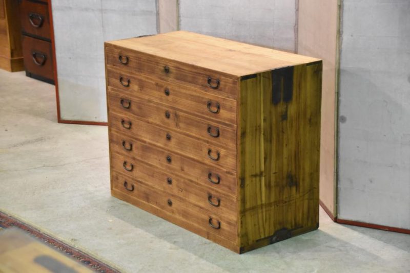 Japanese Vintage Drawered Chest - Image 9