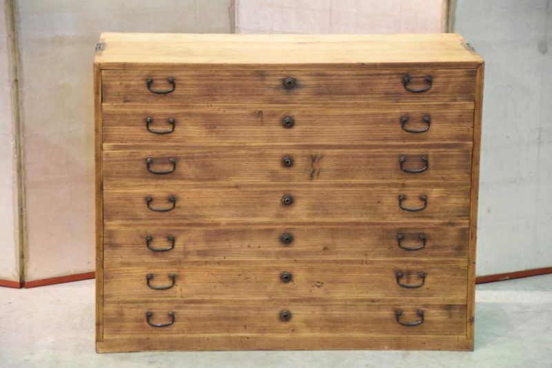 Japanese Vintage Drawered Chest - Image 8