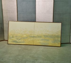 Japanese Furasaki Screen