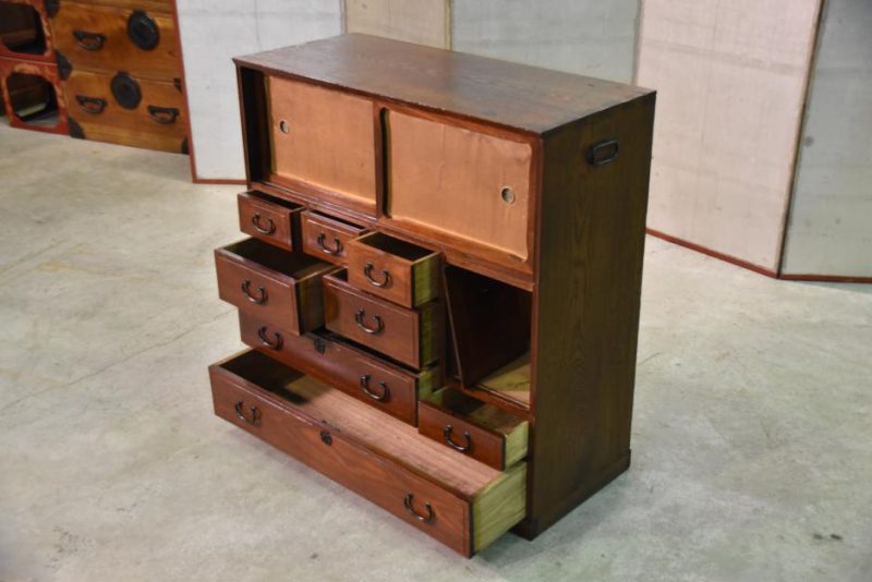 Cha Dansu Japanese Tea Utensil Storage Chest - Image 8