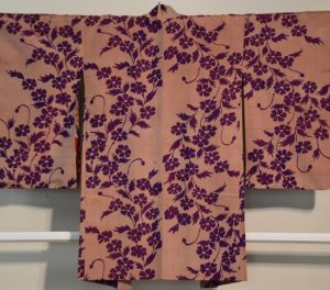 Japanese Silk Meisen Haori Jacket