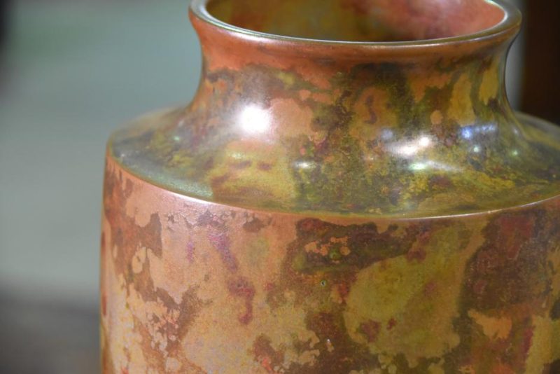 Murashi Do Japanese Bronze Flower Vase - Image 13