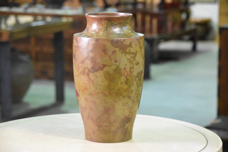 Murashi Do Japanese Bronze Flower Vase - Image 11