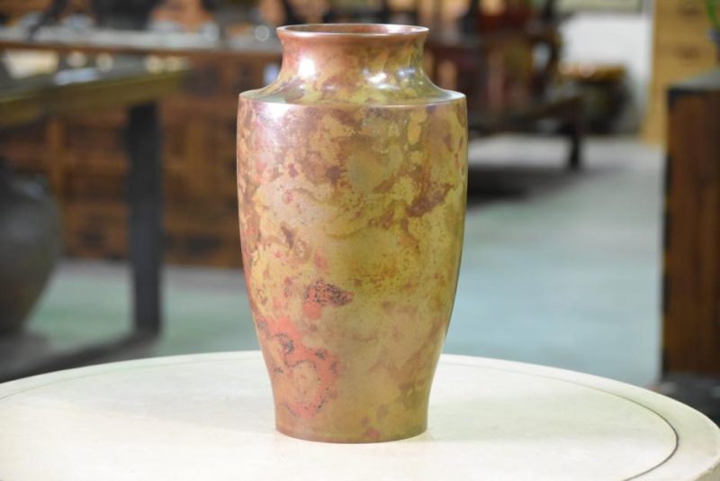 Murashi Do Japanese Bronze Flower Vase - Image 10