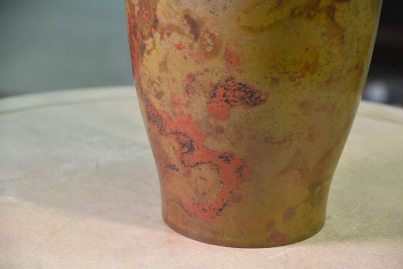 Murashi Do Japanese Bronze Flower Vase - Image 9