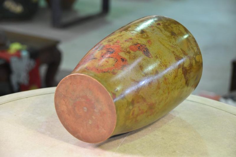 Murashi Do Japanese Bronze Flower Vase - Image 4