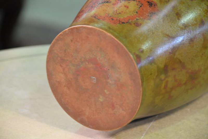 Murashi Do Japanese Bronze Flower Vase - Image 3