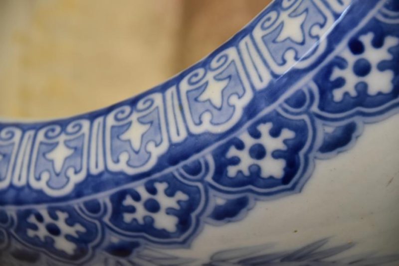Japanese Blue and White Hibachi - Image 5