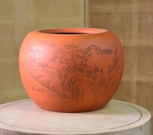 Carved Terracotta Hibachi