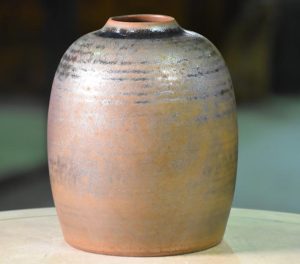 Metallic Glaze Vase