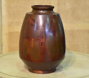 Murashi-do Bronze Vase by Hannaya Kankei
