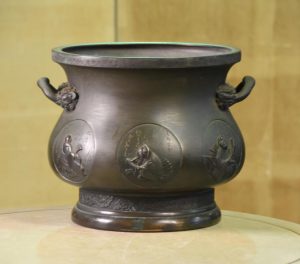 Japanese Bronze Brazier (Hibachi)