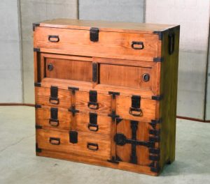 Japanese Meiji Period Merchant Chest