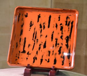 Japanese Negoro Lacquer Tray