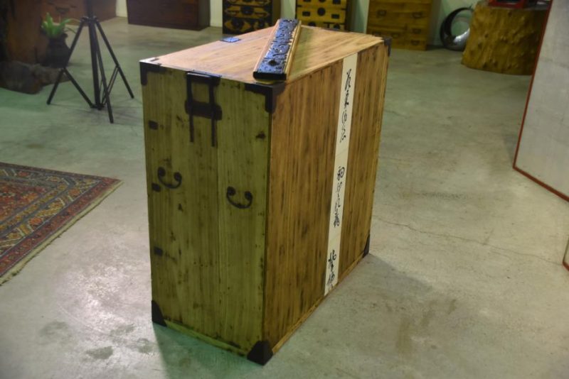 Four Drawer Antique Japanese Clothing Chest - Image 4