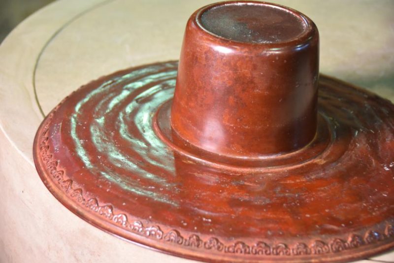 Japanese Bronze Usubata Ikenobu Vase - Image 5