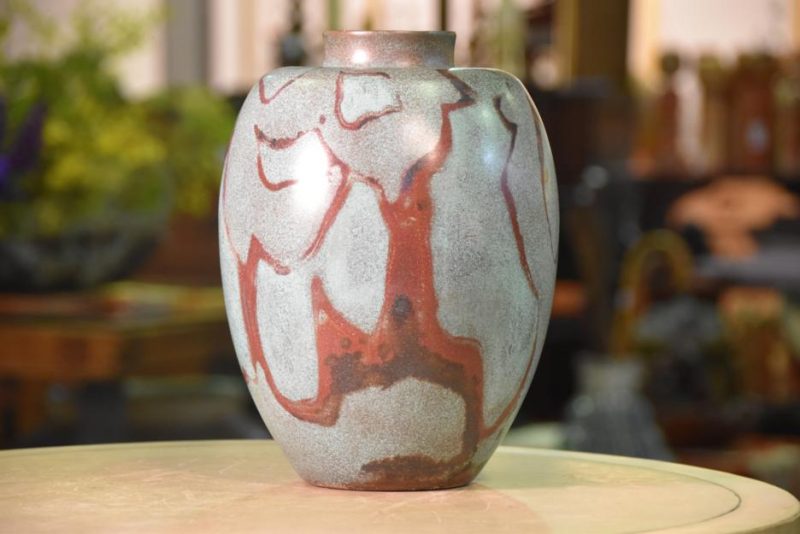 Japanese Seido Bronze Vase by Hannya Kankei - Image 2