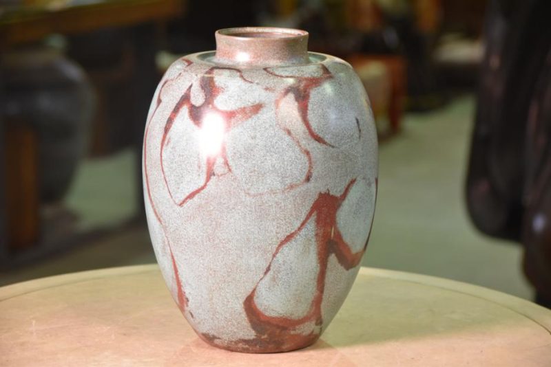 Japanese Seido Bronze Vase by Hannya Kankei - Image 8