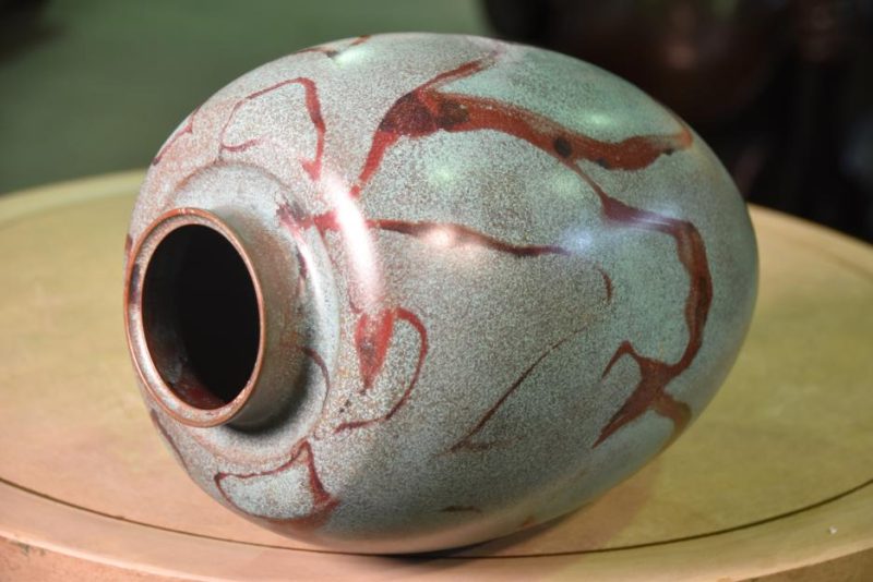 Japanese Seido Bronze Vase by Hannya Kankei - Image 5