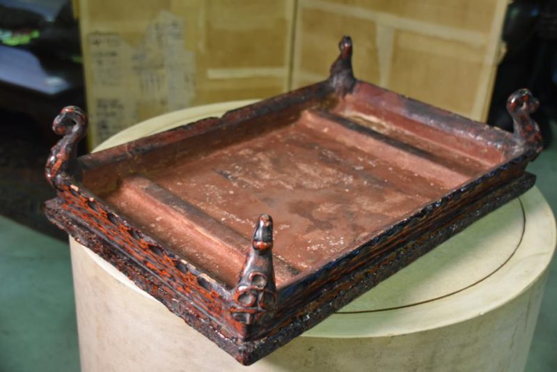 Japanese Lacquer Artist Stand - Image 8