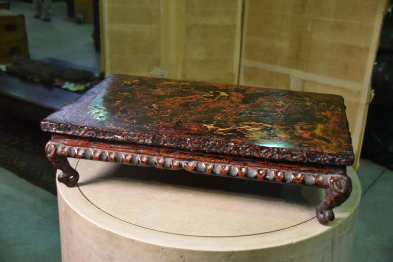 Japanese Lacquer Artist Stand - Image 7