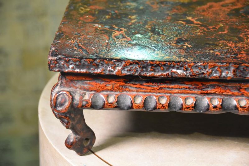 Japanese Lacquer Artist Stand - Image 6