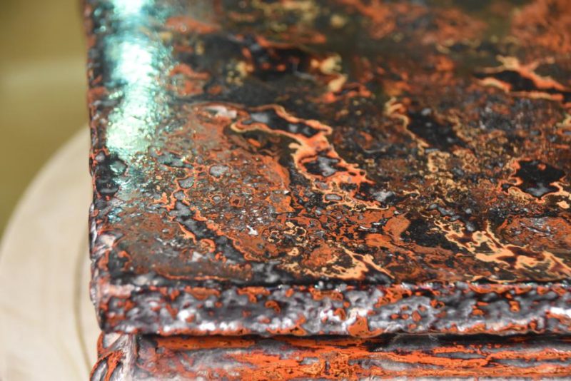Japanese Lacquer Artist Stand - Image 5