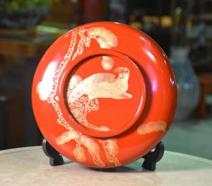 Japanese Red Lacquered Bowl