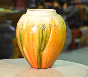 Japanese Studio Pottery Vase by Shimizu Yasutaka