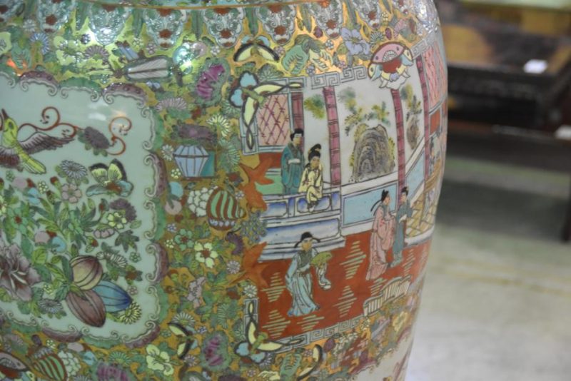 Vintage Chinese Floor Vase - Image 9