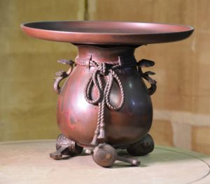 Japanese Bronze Murashido Usubata Vase