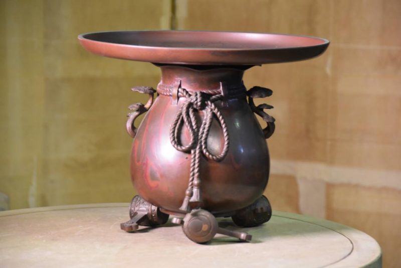 Japanese Bronze Murashido Usubata Vase