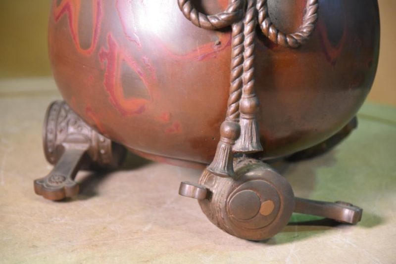 Japanese Bronze Murashido Usubata Vase - Image 13