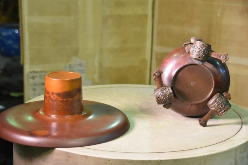 Japanese Bronze Murashido Usubata Vase - Image 9