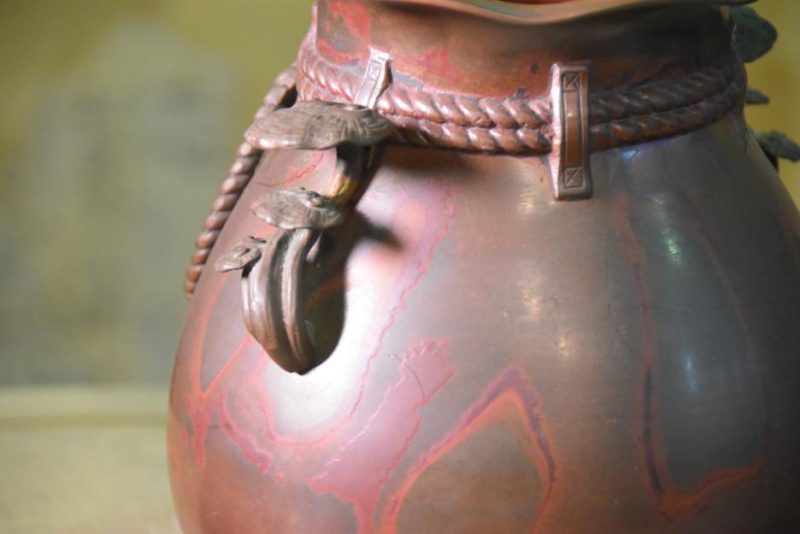 Japanese Bronze Murashido Usubata Vase - Image 5